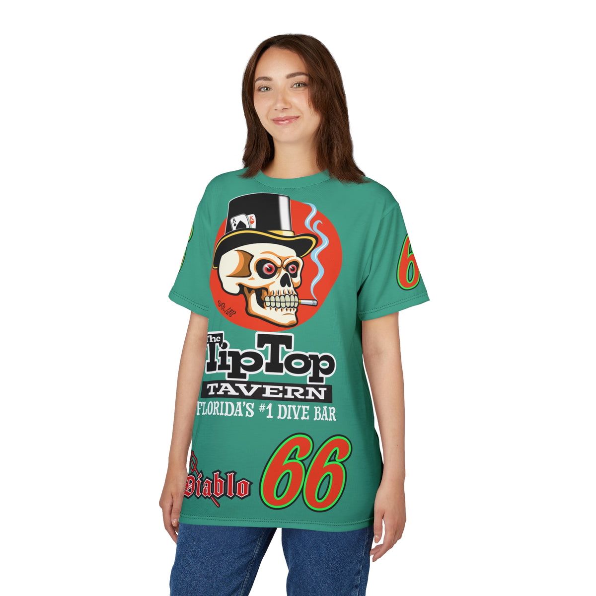 SRT Tip Top Tavern Dive Bar Super Riding Tee - America's Best Dive Bar, Bikes Beers Babes & Bros. - Biker Bar Tee