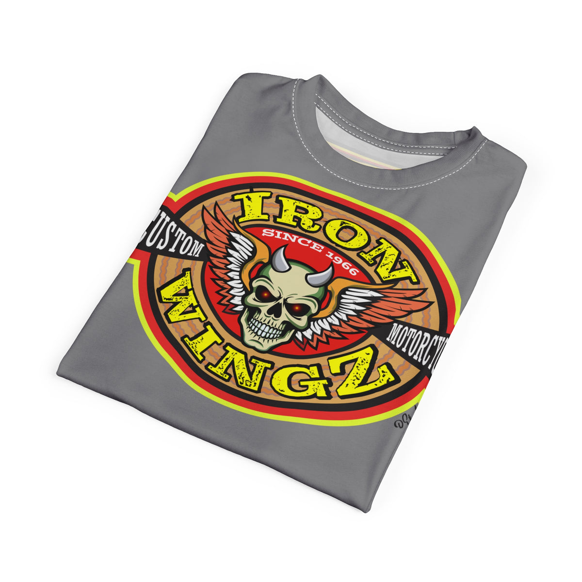 Iron WingZ Customs HiViz High Performance Motorcycle Riding Super Tee