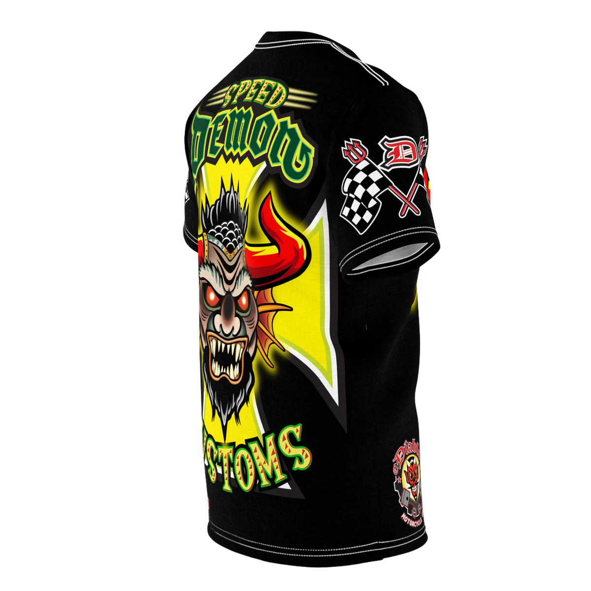 Speed Demon HiViz Custom Motorcycle Super Tee