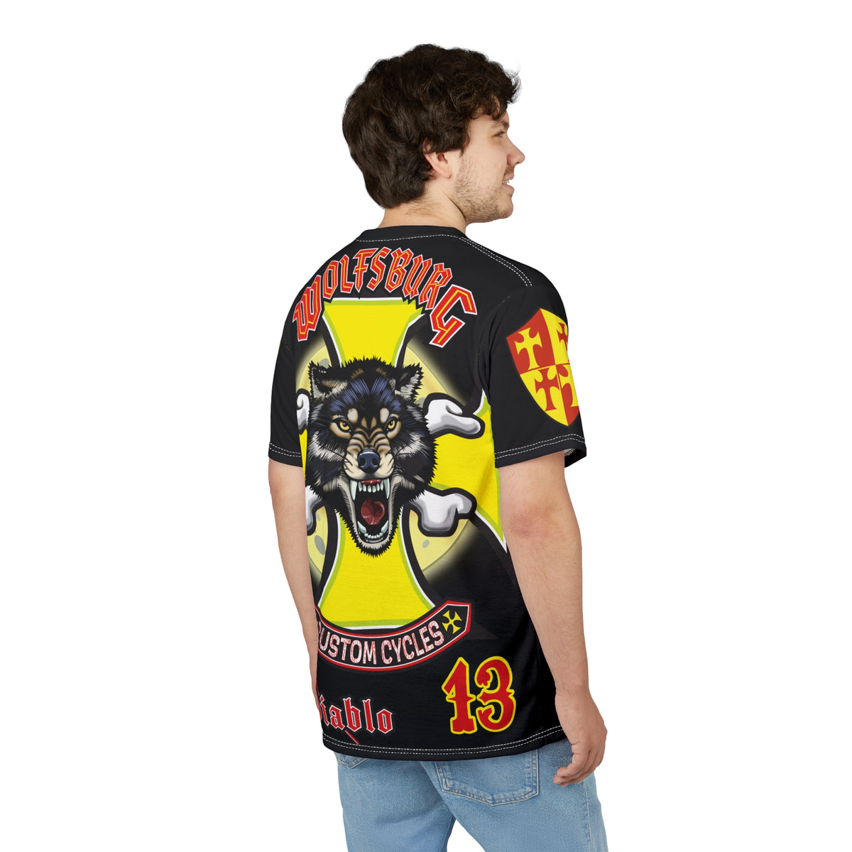 Wolfsburg Custom Cycles HiViz High Comfort Motorcycle Riders Super Tee