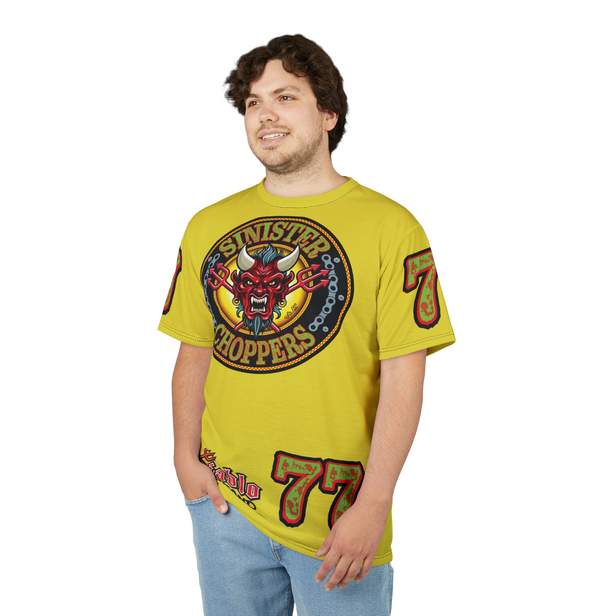 VERY Special HIVIZ Sinister Choppers BIG D SUPER T— Ride Cool, Look Cool in our Best Super Tee