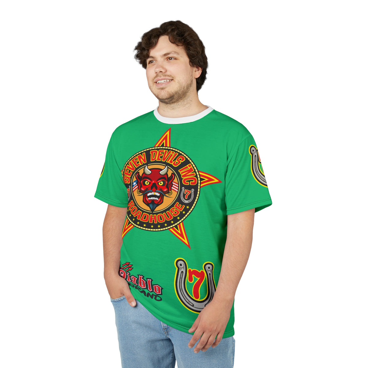 Copy of Seven Devils Inc. Roadhouse Graphic Tee - Motorcycle Custom Riding Super Tee