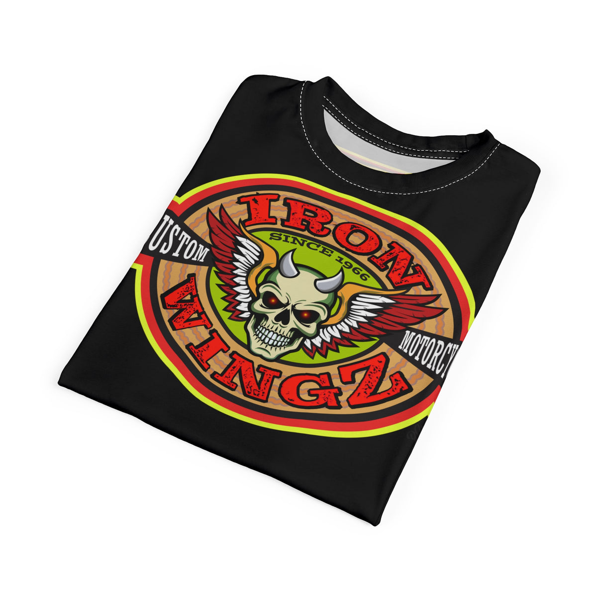 Iron WingZ Customs HiViz High Performance Motorcycle Riding Super Tee