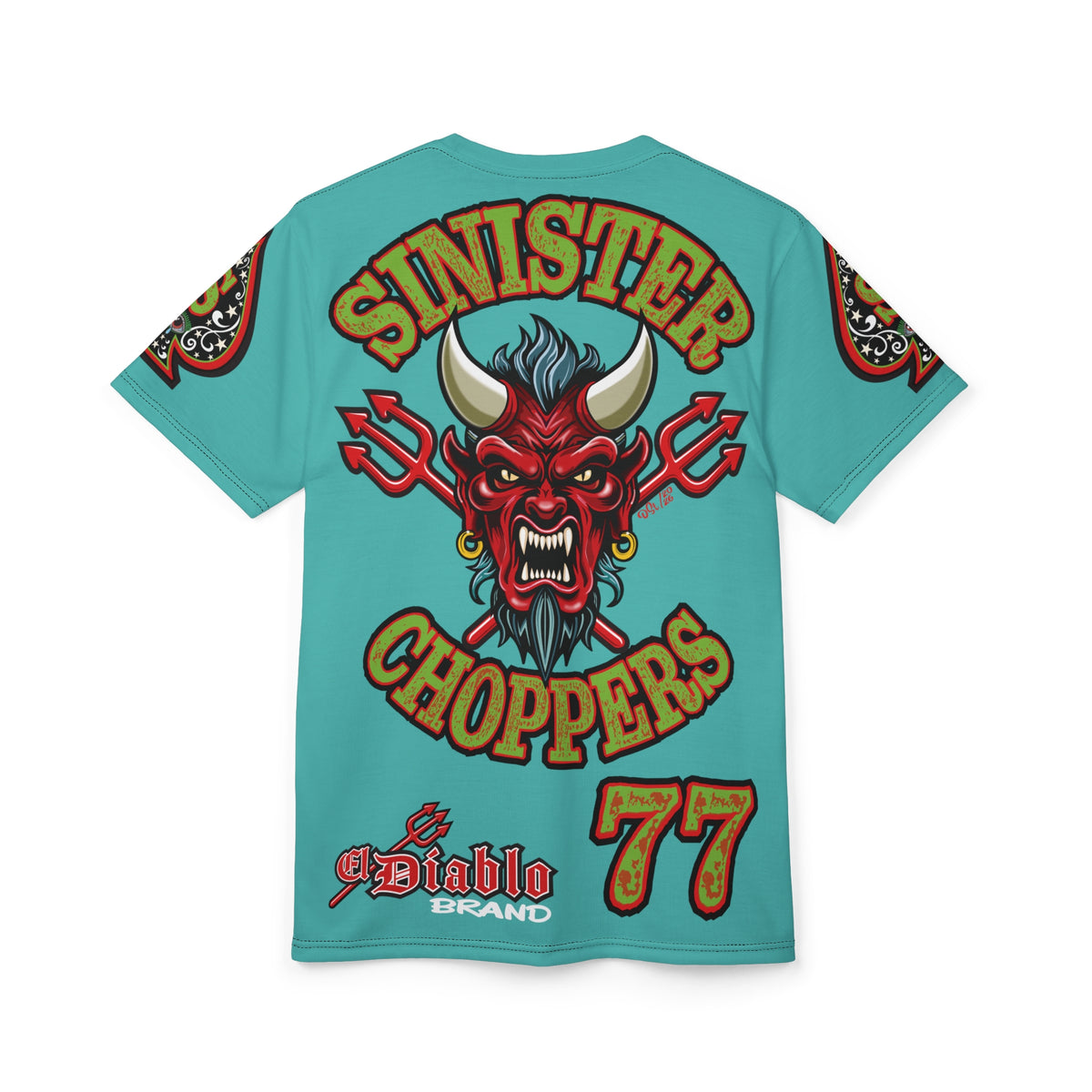 Sinister Choppers OUTRAGEOUS SPECIAL EDITION SUPER TEE— Ride Cool, Look Cool in our Best Super Tee