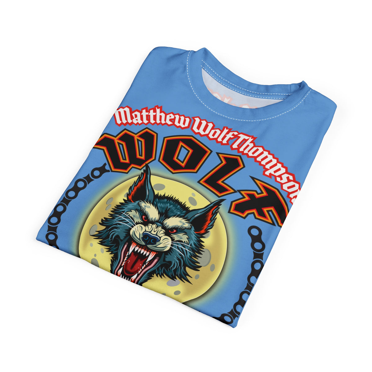 MWT Wolf Customs Motorcycle Super Tee — Viciously Cool High Performance Motorcycle Riding Shirt