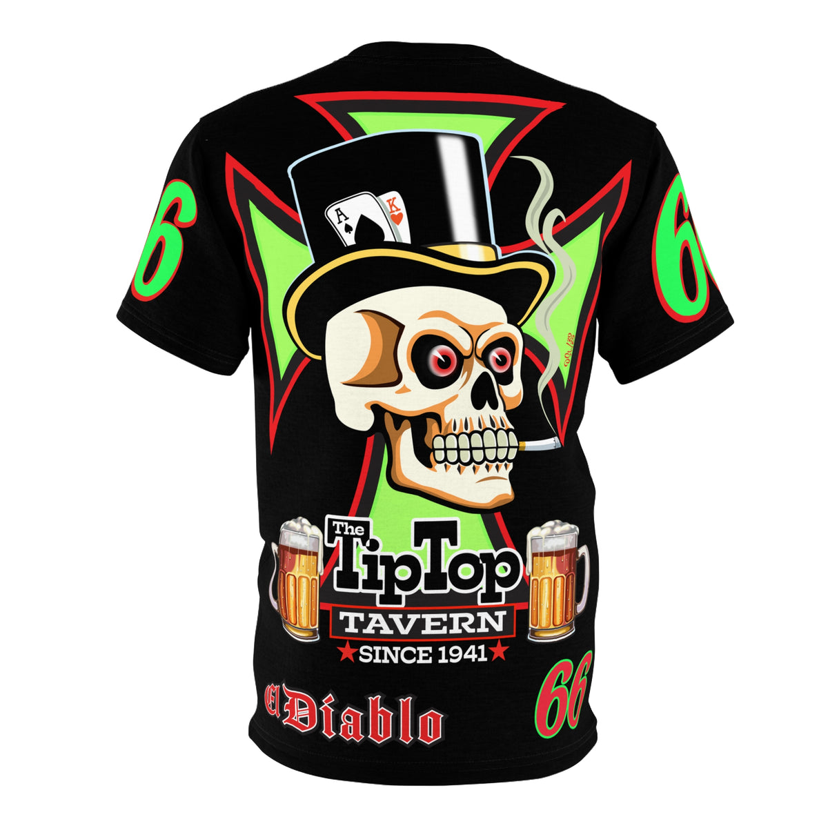 Tip Top Tavern Dive Bar Super Tee - America's Best Dive Bar - Bikes Beers Babes & Bros. - Biker Bar Tee