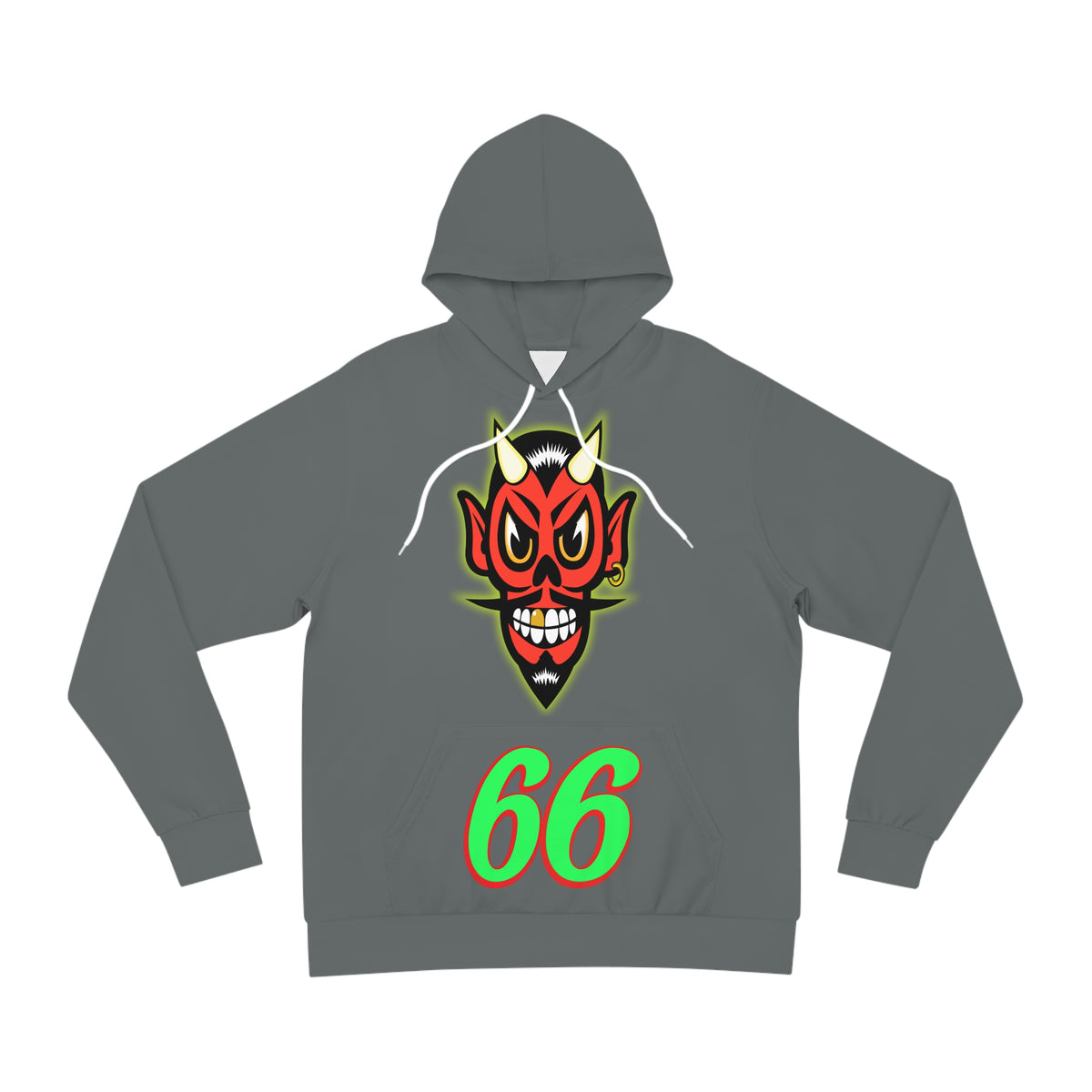 HoodZ El Diablo Brand Bikers Hoodie - Retro Biker Style with Bold Graphics