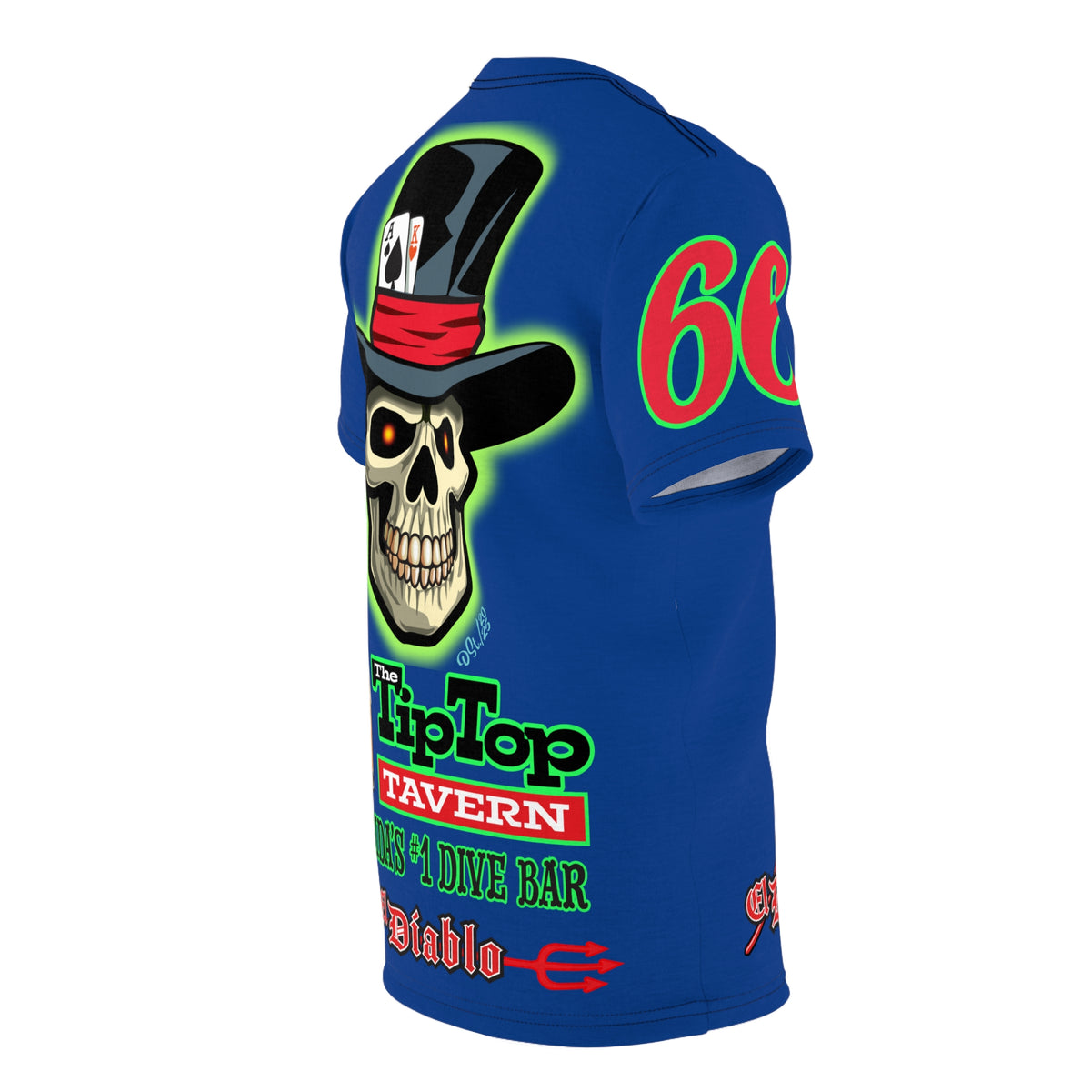 SRT Tip Top Tavern Dive Bar Super Riding Tee (*Limited Edition) - Florida's Best Dive Bar, Bikes Beers Babes & Bros. - Honouring Biker Bar Tee