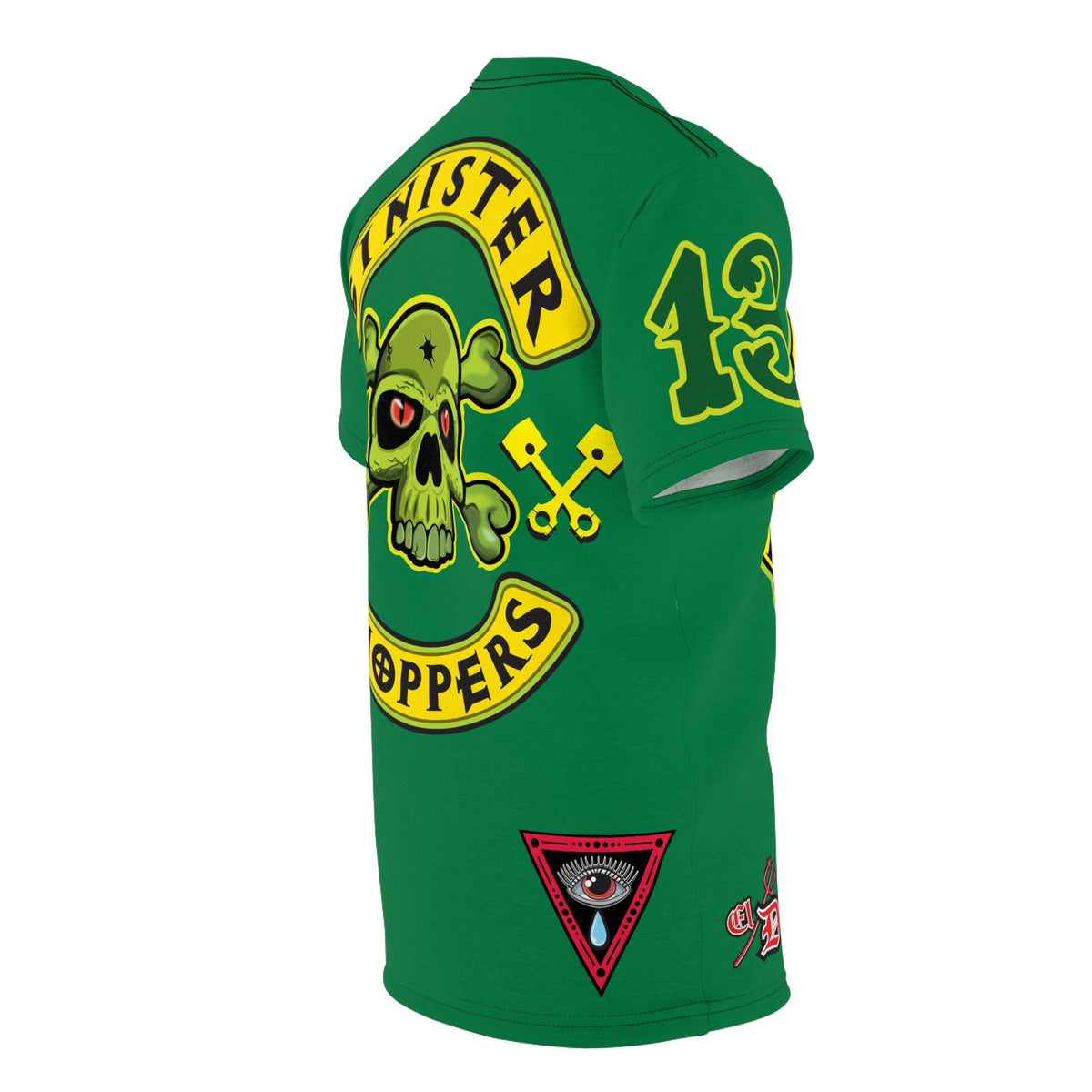 Sinister Choppers HiViz Super Tee - Custom Designed Motorcycle Riding Gear