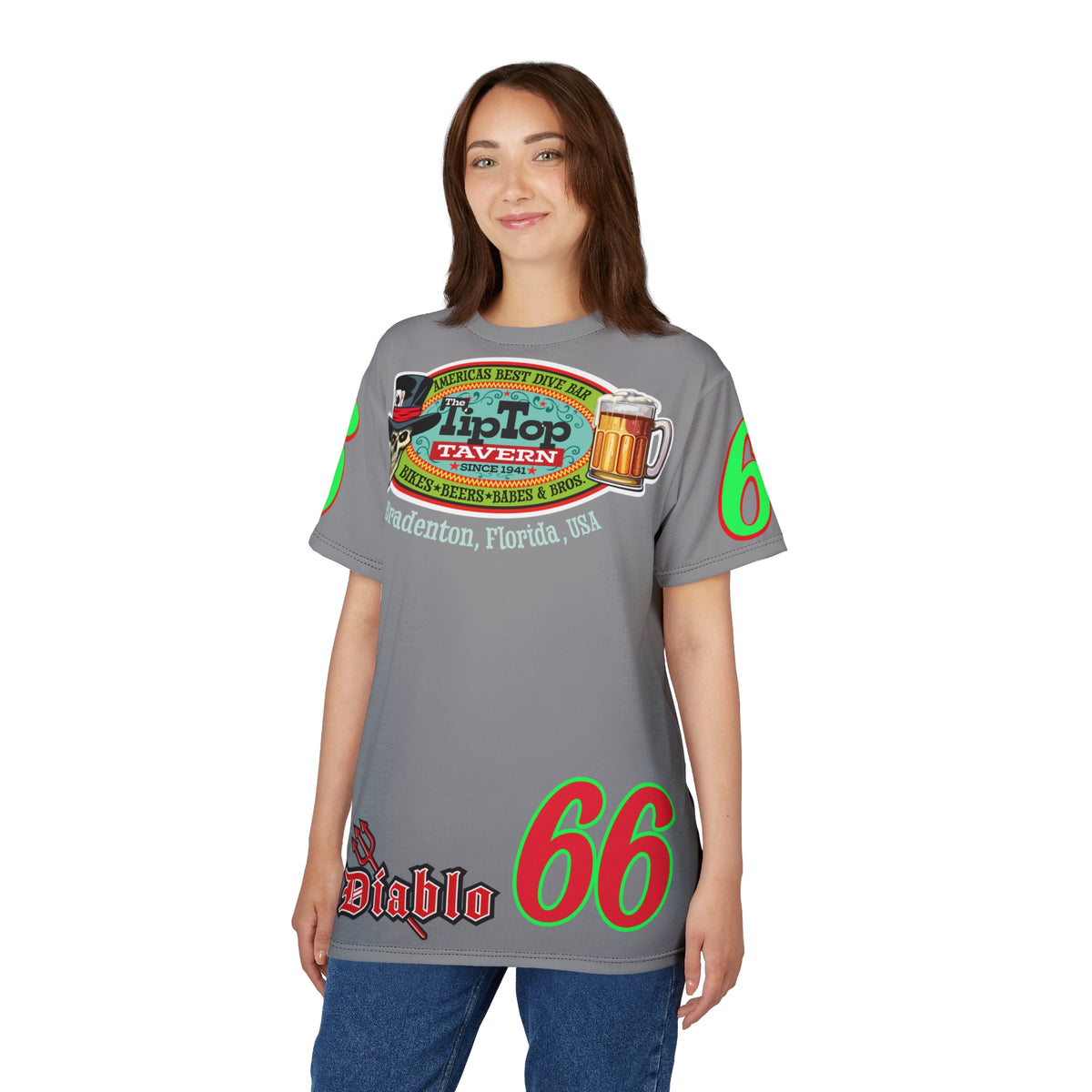 Tip Top Tavern Ace of Spades Super Tee - America's Best Dive Bar - Bikes Beers Babes & Bros.