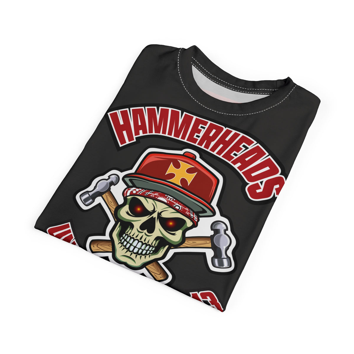 Very Special Hammerheads Union Local 13 - GIANT GRAPHICS !!!!!! - Custom  Motorcycle Riding Tee Shirt _ Super Comfort and Fit