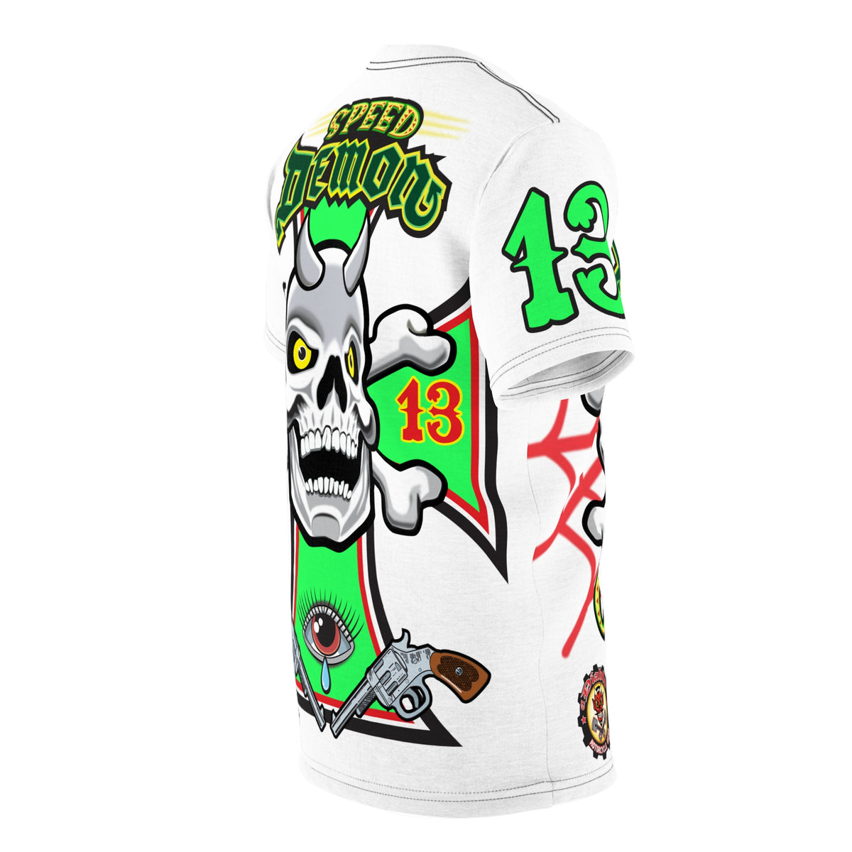 Speed Demon HiViz Ultra Rare White Super Tee - Limited Edition
