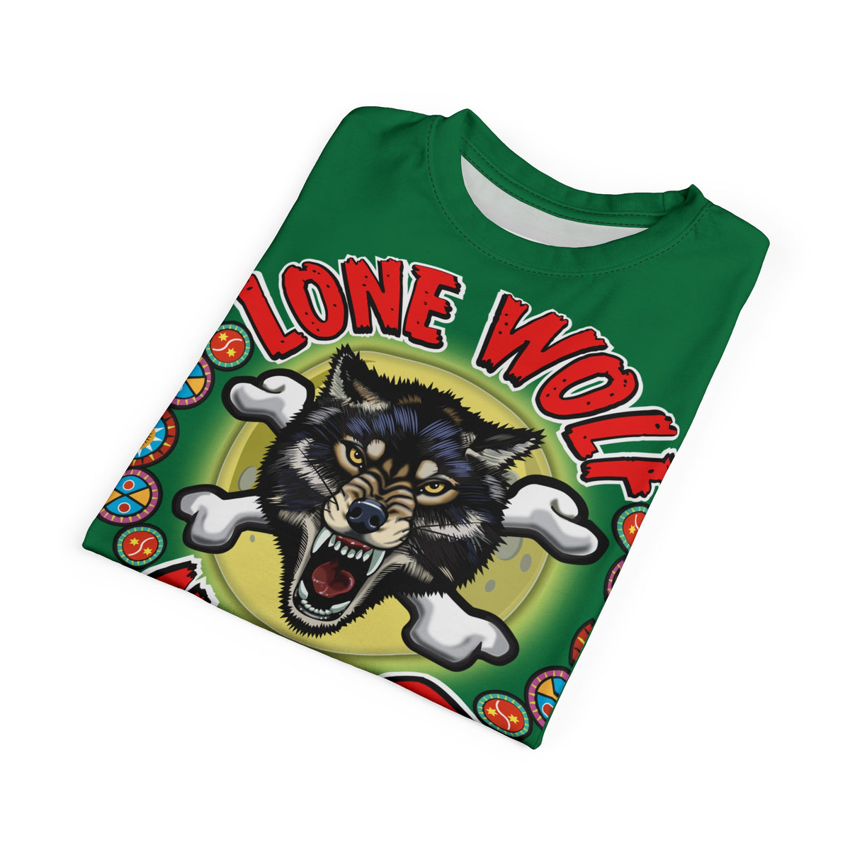 Lone Wolf Nomad HiViz Super Tee - For The Independent No Club Bikers For Life