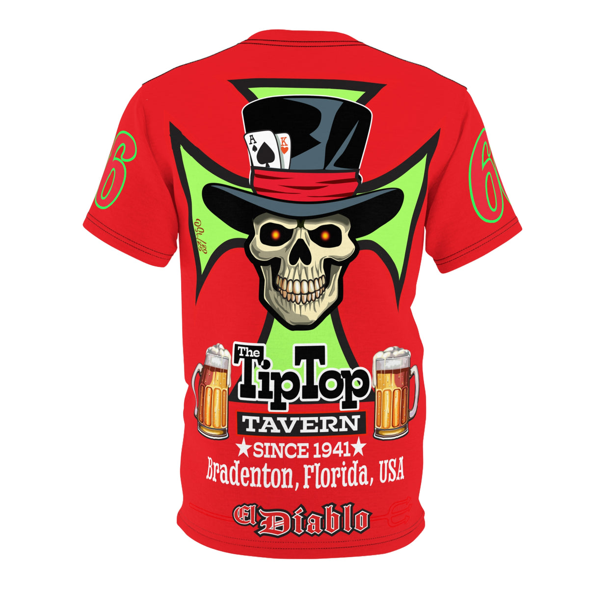 Tip Top Tavern Dive Bar Super Tee (*Limited Edition) - America's Best Dive Bar, Bikes Beers Babes & Bros. - Honouring Biker Bar Tee