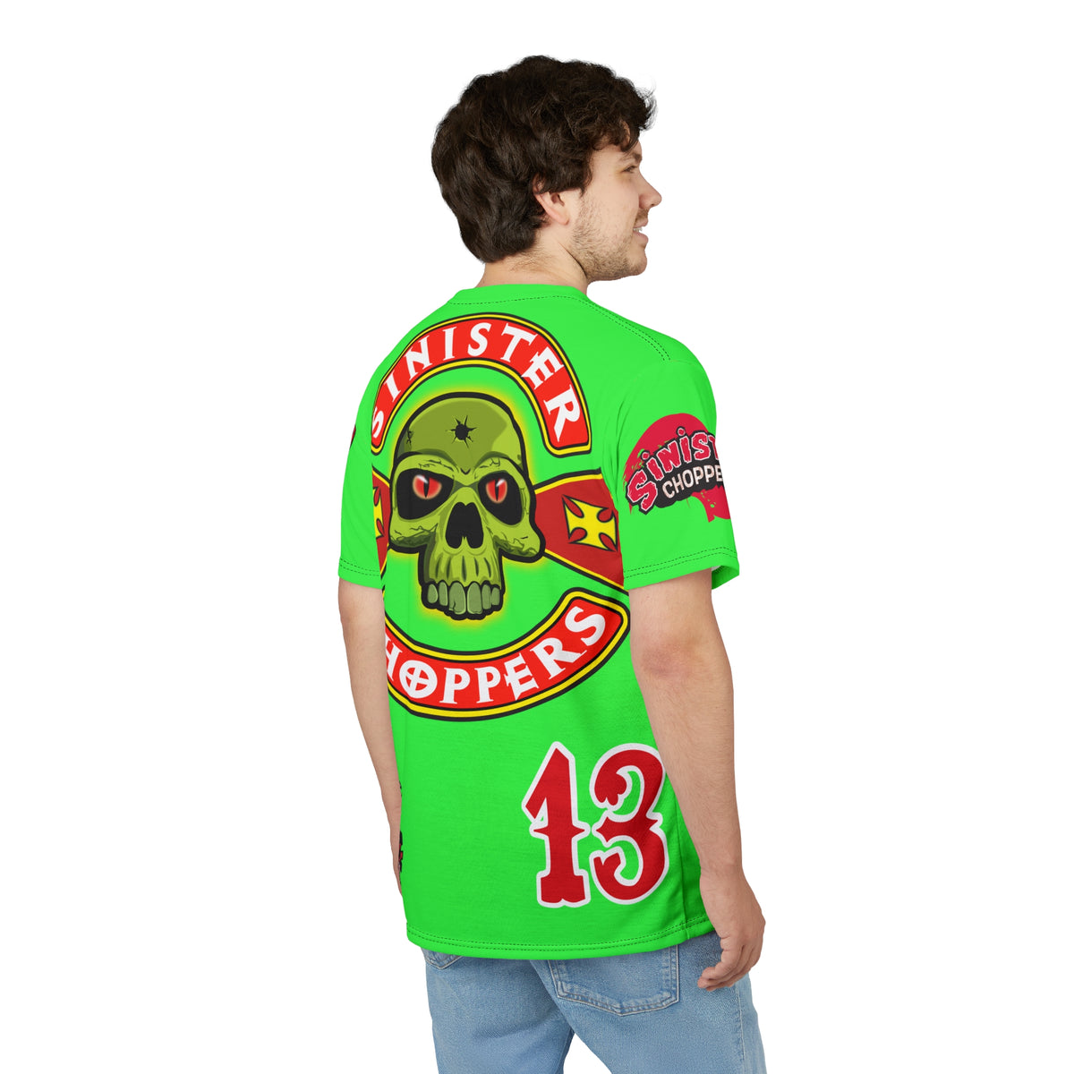 Very Special Sinister Choppers HiViz Bad Attitude Super Tee