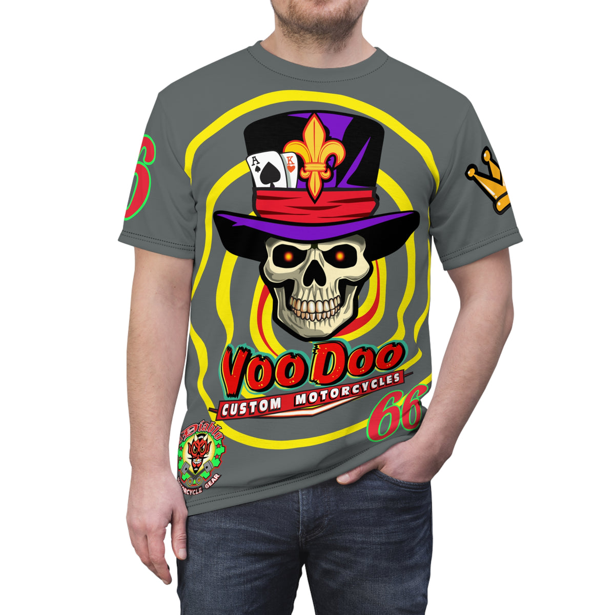 VooDoo Custom Motorcycles Crazy Hypno Wheel Design