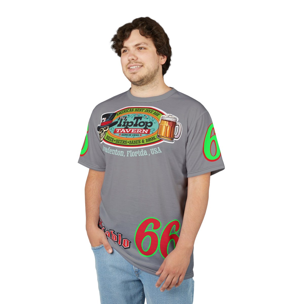 Tip Top Tavern Ace of Spades Super Tee - America's Best Dive Bar - Bikes Beers Babes & Bros.