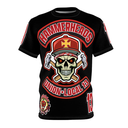 Hammerheads Union Local 13 Super Tee - Rough Tough Bad Attitude Motorcycle Riding Tee