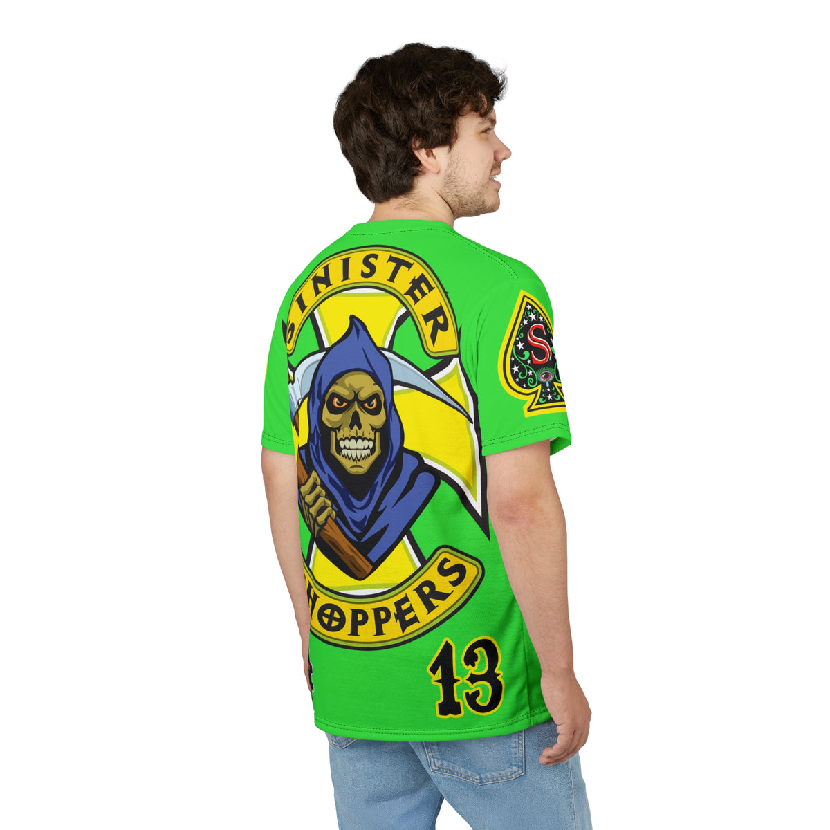 VERY SPECIAL  Sinister Choppers Custom Motorcycles - Custom  HiViZ LUMINA  Super Riding Tee - High Performance Riding Wear