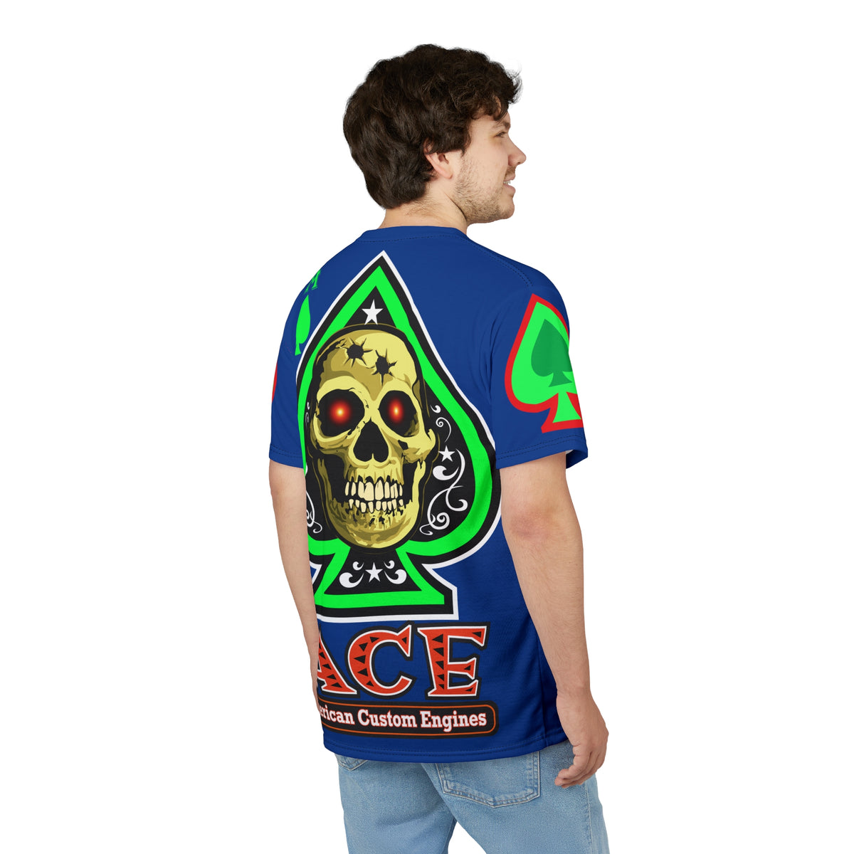 SRT American Custom Engines ACE - Special Double Tap  Ace of Spades High Visibility Graphics