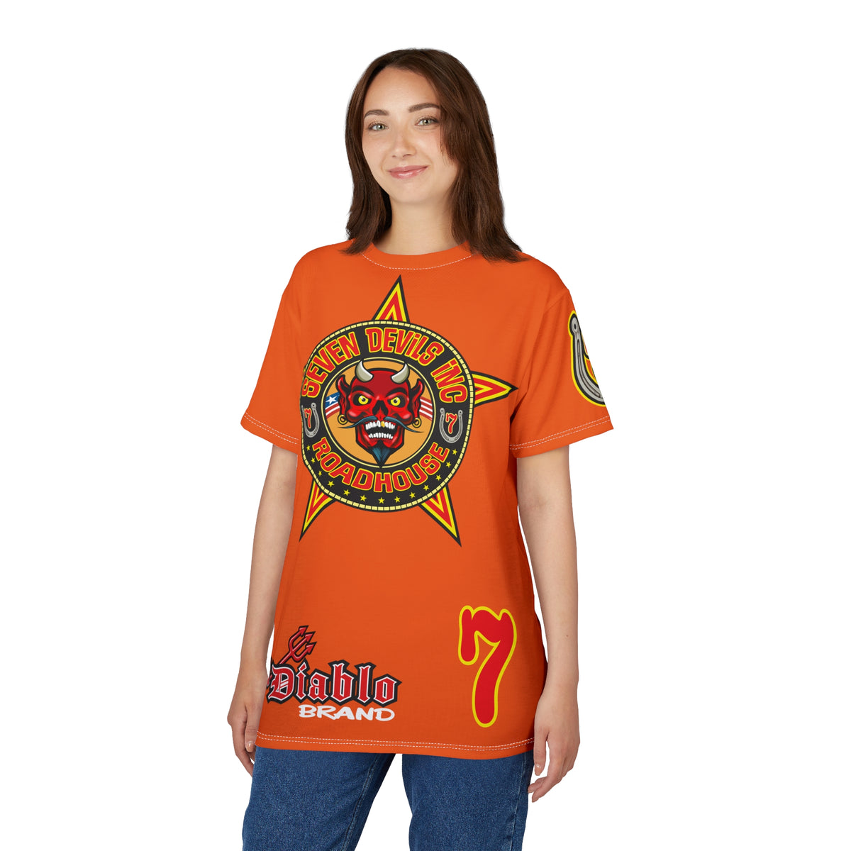 Seven Devils Inc. Roadhouse Graphic Tee - Motorcycle Custom Riding Super Tee