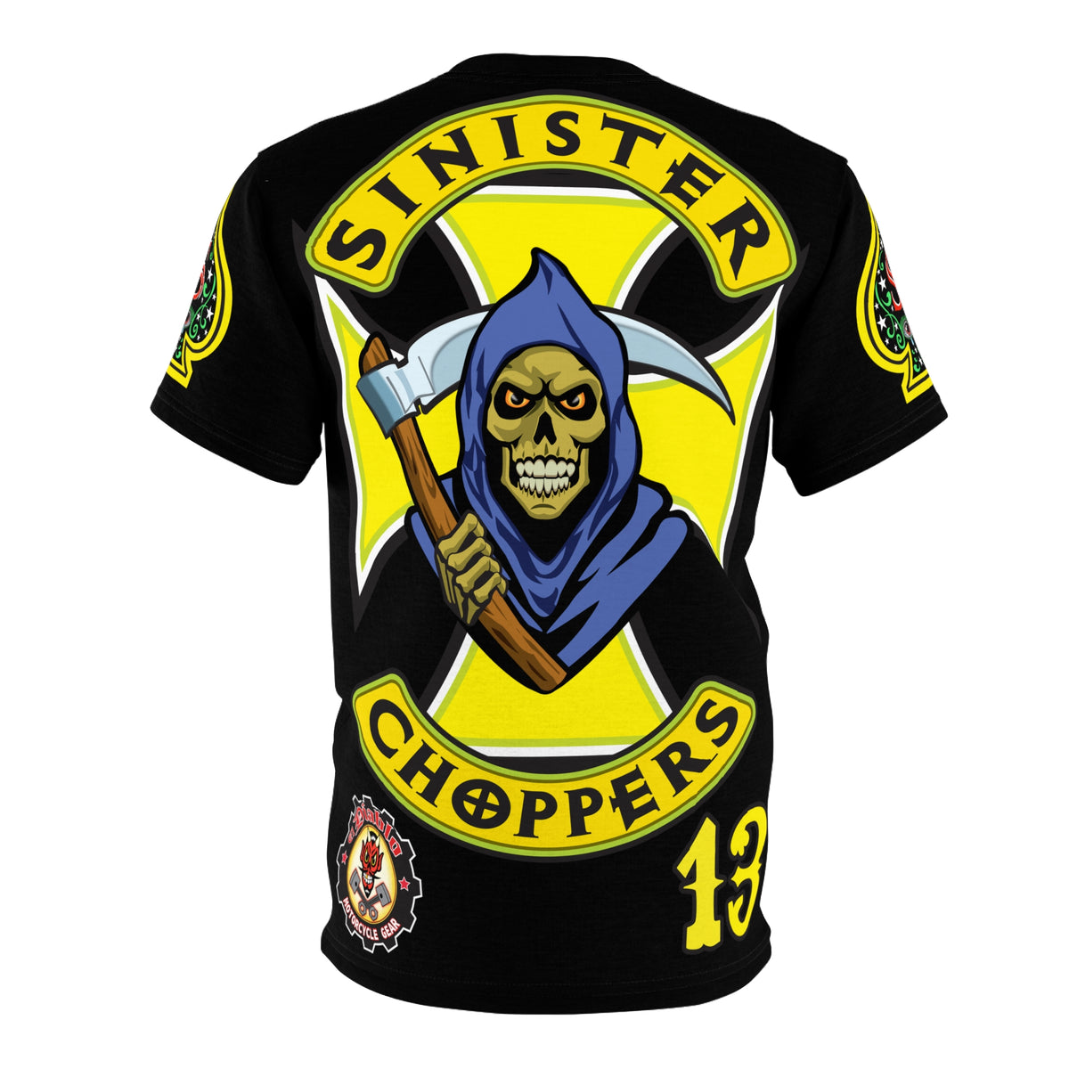 Sinister Choppers Custom Motorcycles -  HiViz Custom Reaper Super Tee - High Performance Riding Wear