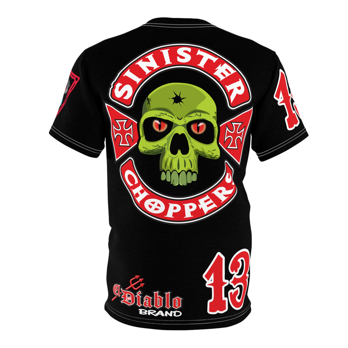 SRT Sinister Choppers  Super Tee - Clean, Beautiful, Design - Outrageous Biker Gear
