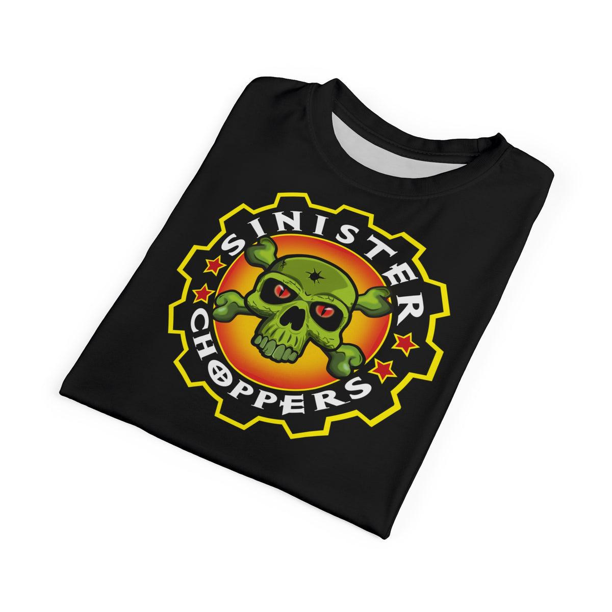SRT Sinister Choppers  Super Riding Tee - Clean, Beautiful, Design - Outrageous Biker Gear
