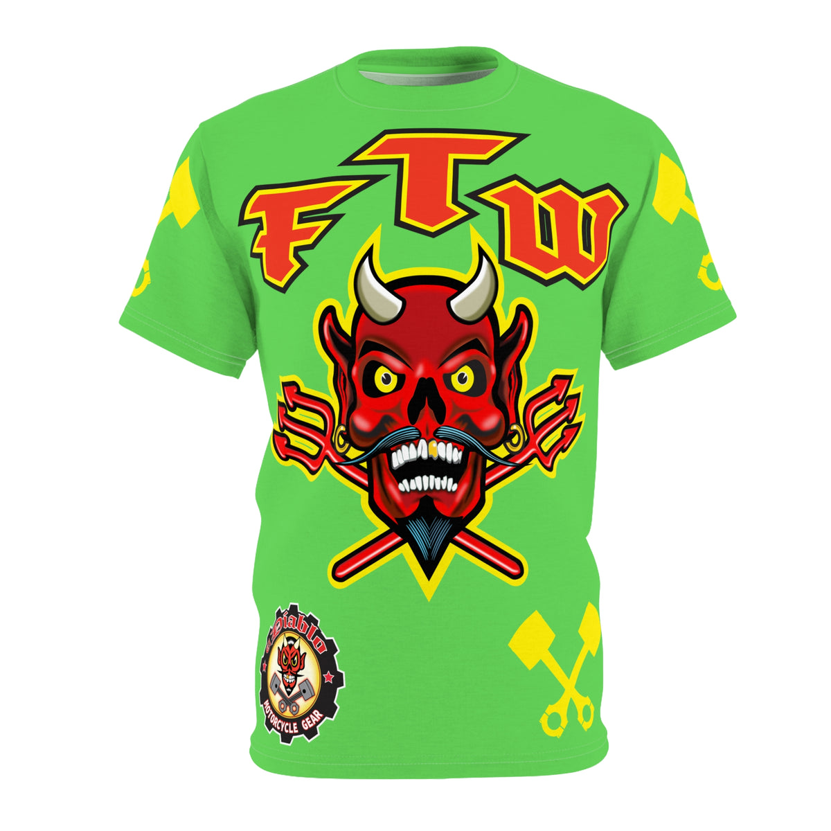 Very Special  FTW Motorcycle Riders HiviZ Super Tee - Edgy Graphics - Show Your Attitude in Style