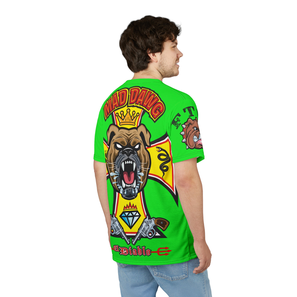 Very Special Mad Dawg Choppers & Bobbers Custom HiViZ Super Tee
