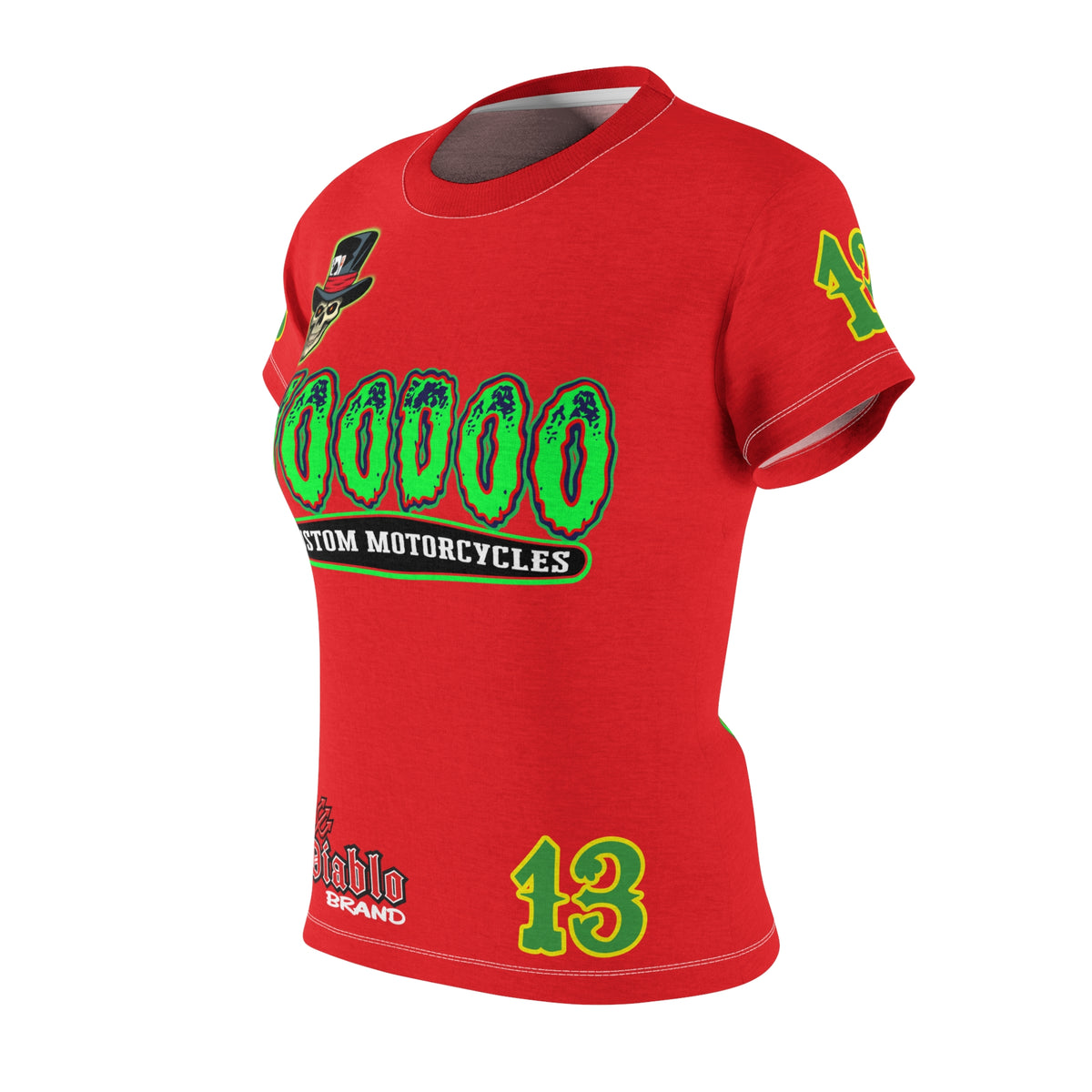Women's Cut VooDoo Custom Motorcycles Graphic Tee — HiviZ Graphics