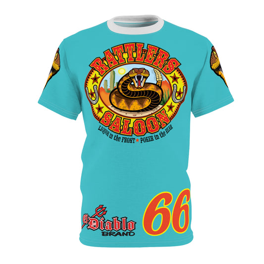 Rattlers Saloon  SUPER TEE — Vintage Biker 66 Graphic Shirt