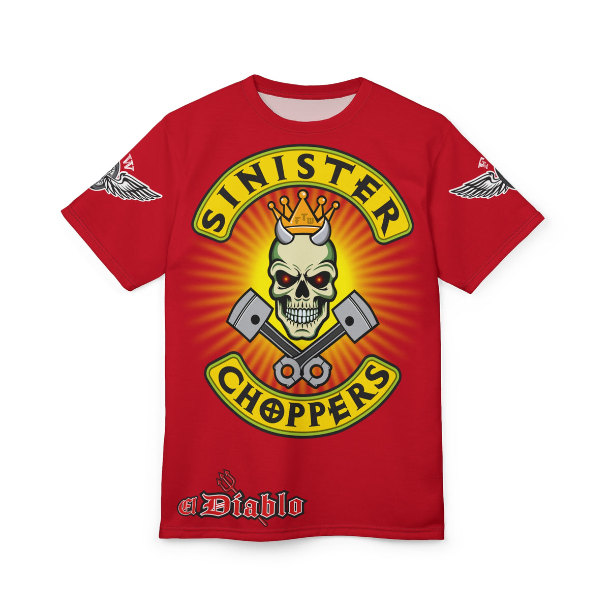 Sinister Choppers HiViz Super Tee - Custom Designed Motorcycle Riding Gear