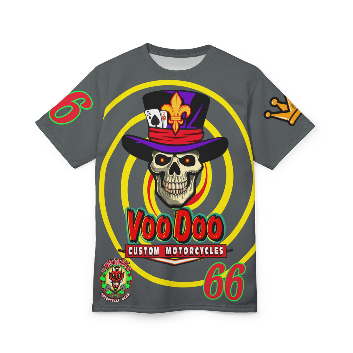 VooDoo Custom Motorcycles Crazy Hypno Wheel Design