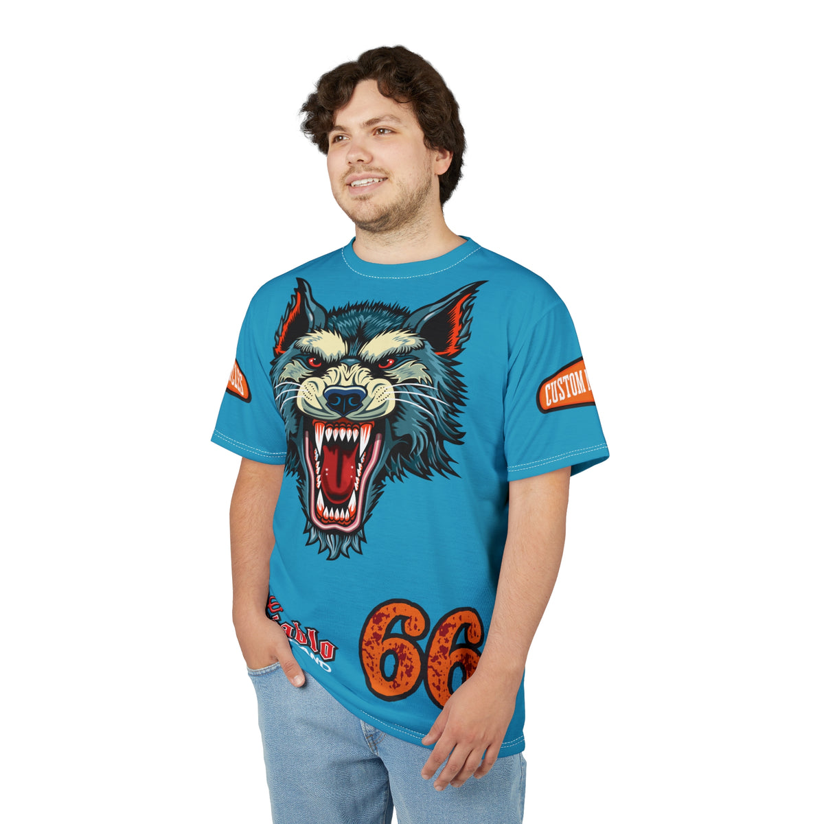 MWT Wolf Custom Motorcycles Super Tee — Viciously Cool High Performance Motorcycle Riding Shirt