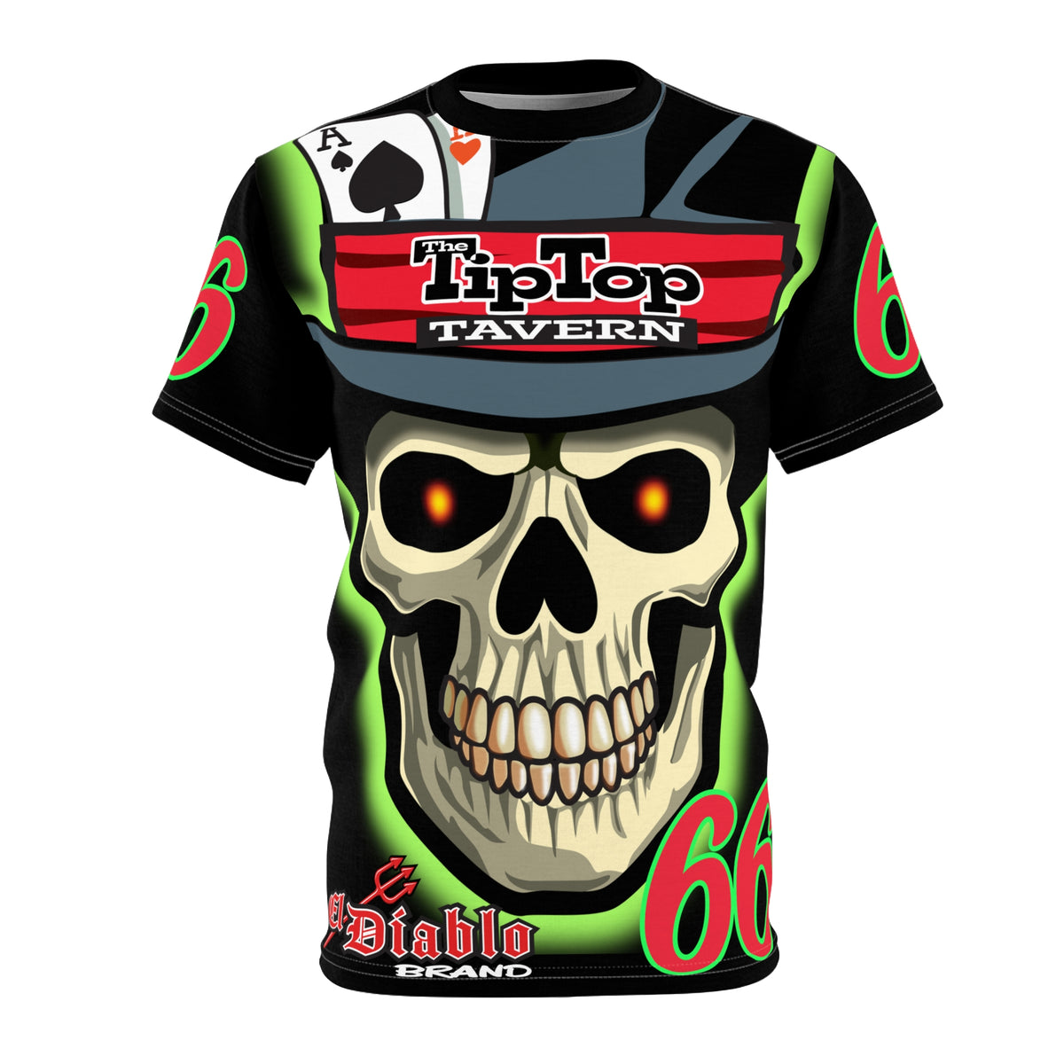 SRT Tip Top Tavern Dive Bar Super Riding Tee (*Limited Edition) - Florida's Best Dive Bar, Bikes Beers Babes & Bros. - Honouring Biker Bar Tee