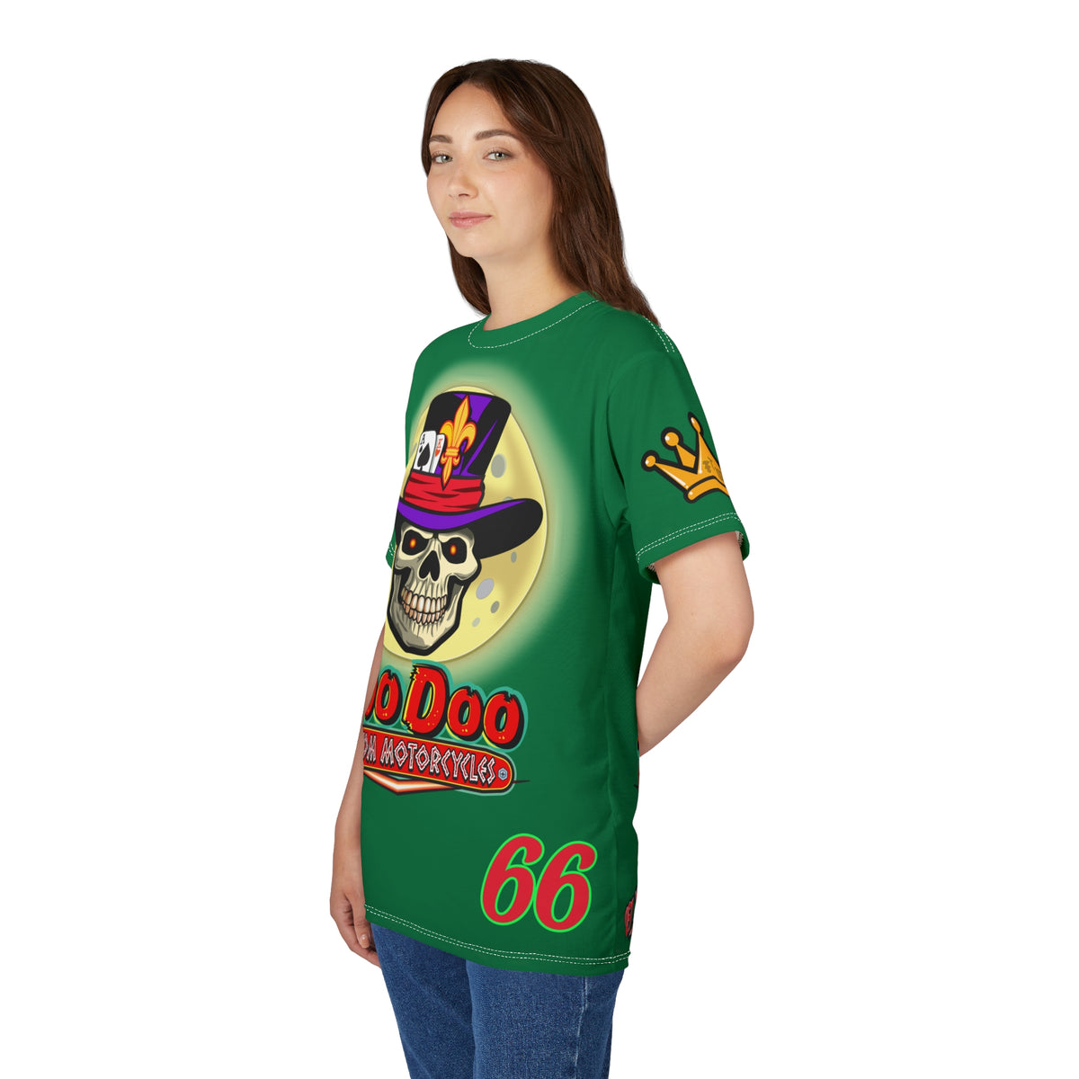 VooDoo Custom Motorcycles  Unisex Super Tee - High Performance Riding Gear