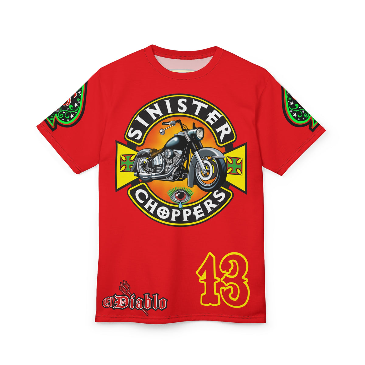 Sinister Choppers HiViz High Comfort Motorcycle Riders Super Tee
