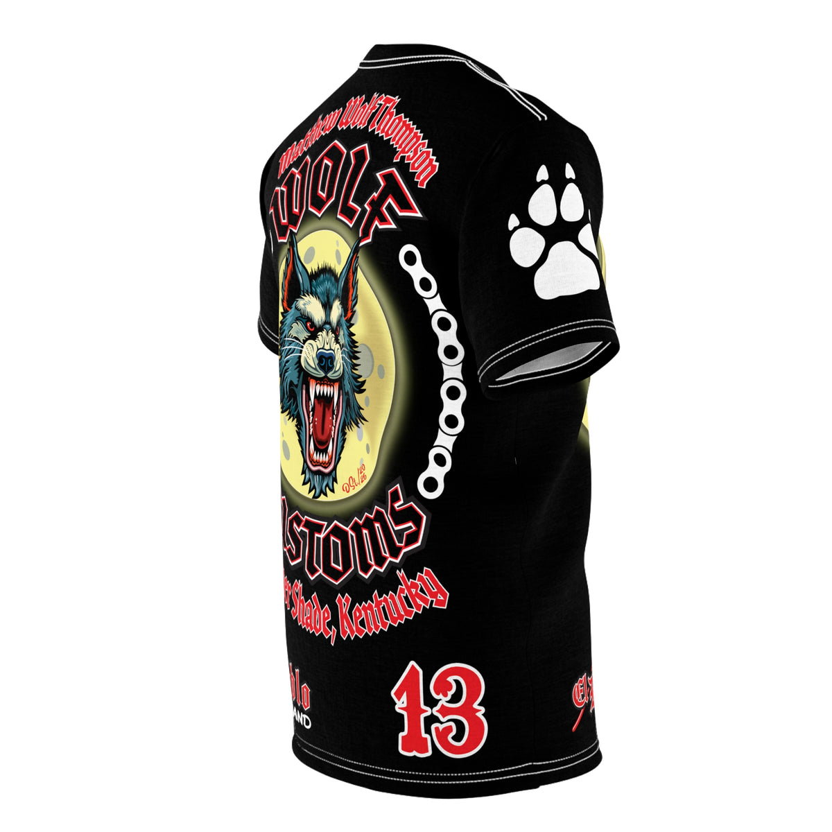 Copy of MWT Wolf Custom Motorcycles Super Tee — Viciously Cool High Performance Motorcycle Riding Shirt