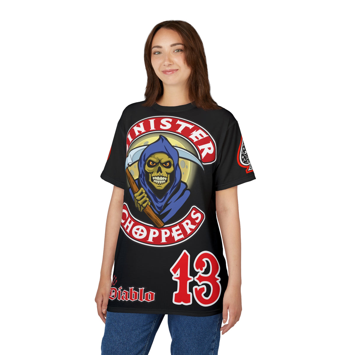 Sinister Choppers HiViz Custom Motorcycles- Reaper Super Tee - High Performance Riding Wear