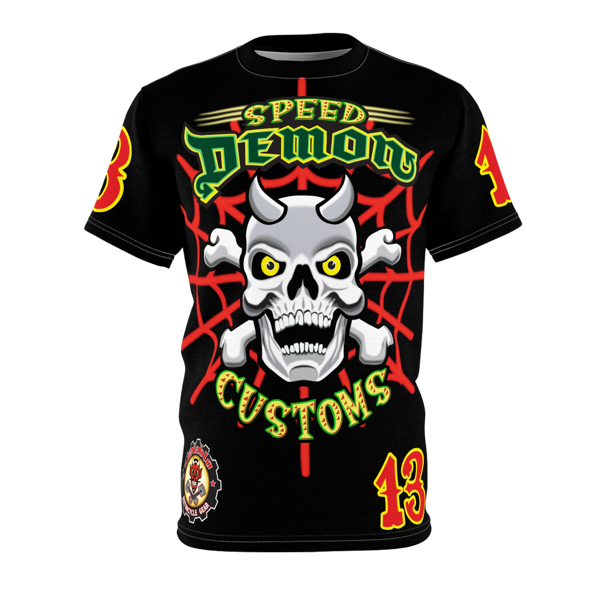 Speed Demon HiViZ Riding Super Tee - Superior Riding Comfort- The Intimidator