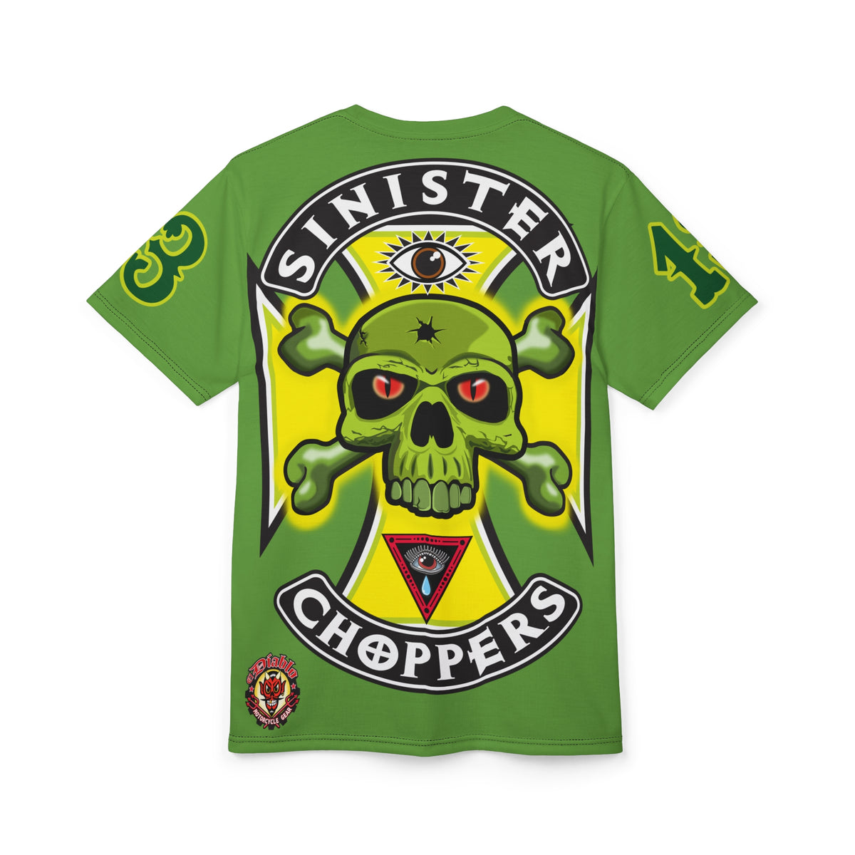 Sinnister Choppers FHiViz HiViz Motorcycle Riders Super Tee