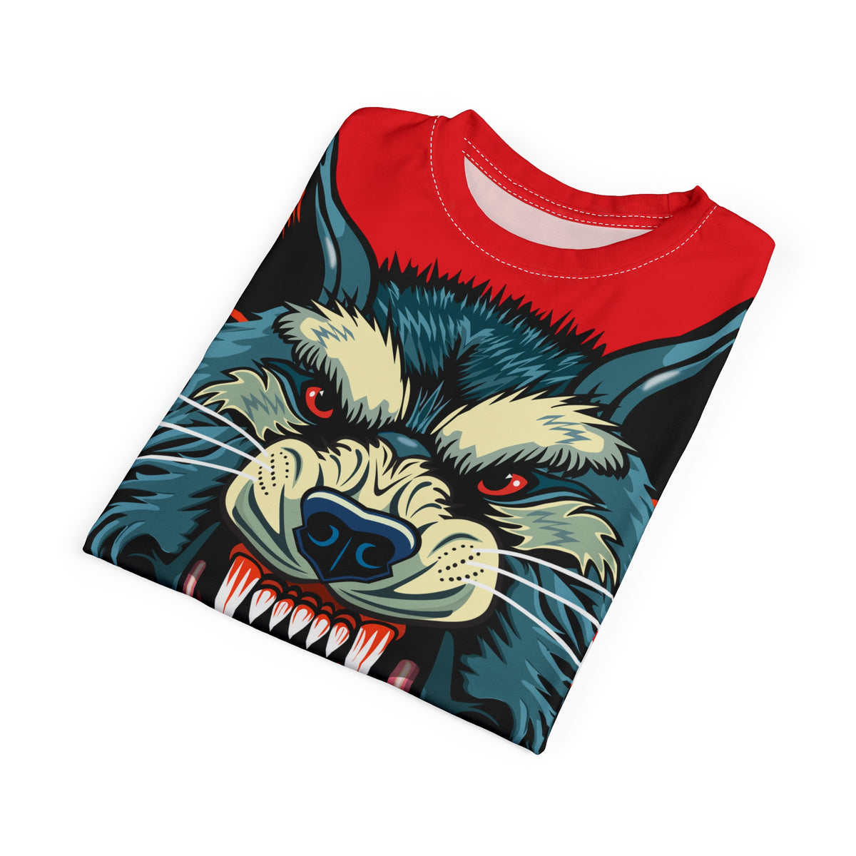 SRT MWT Wolf Custom Motorcycles Super Riding Tee — Viciously Cool High Performance Motorcycle Riding Shirt