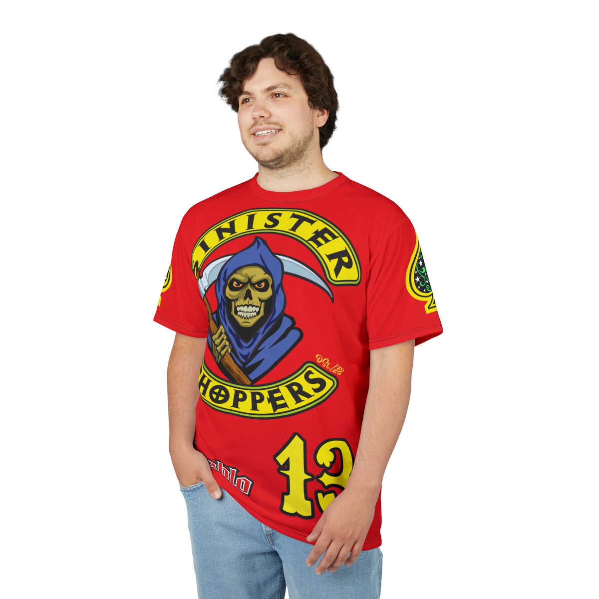 Sinister Choppers Custom Motorcycles - Reaper HiViZ Super Tee - High Performance Riding Wear