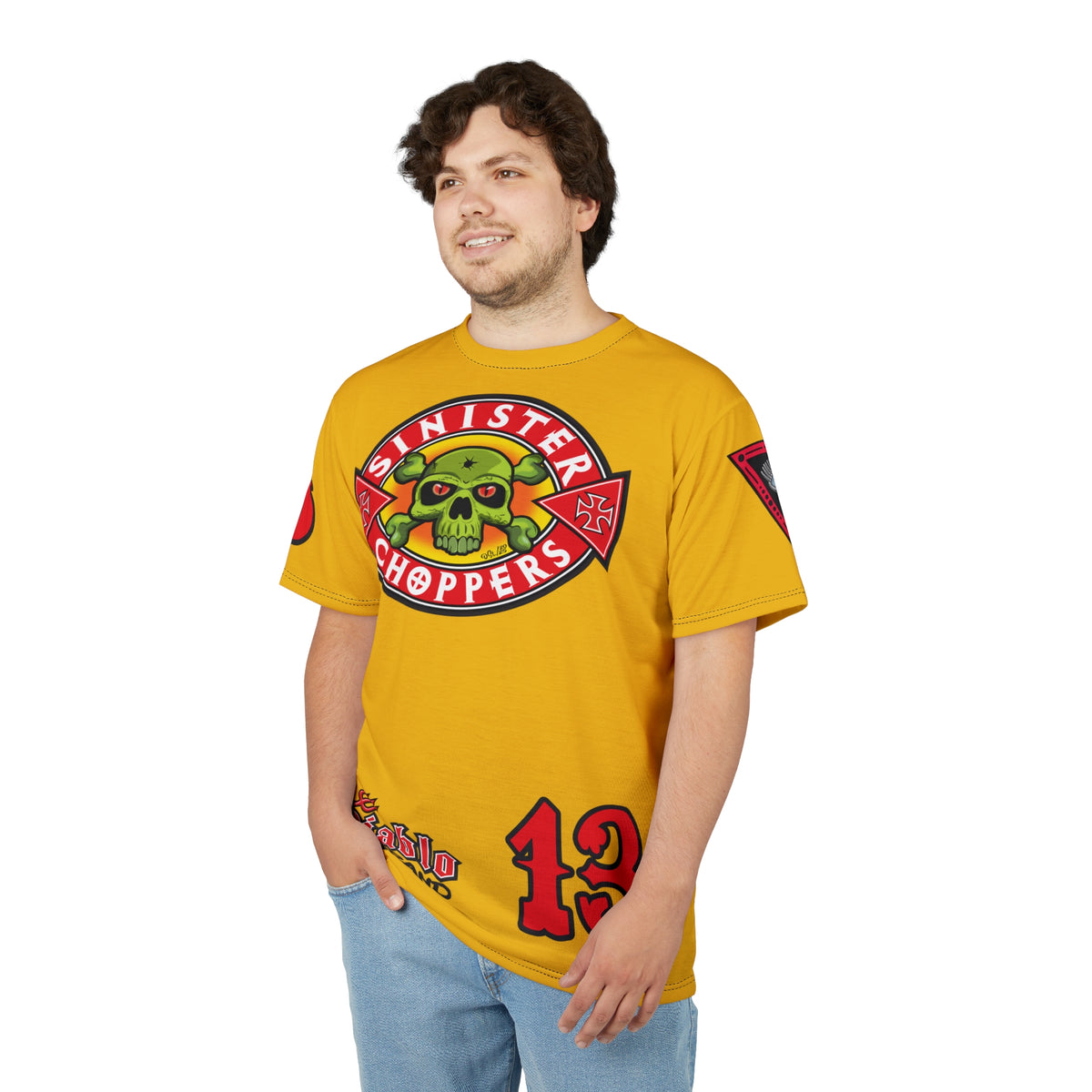 SRT Sinister Choppers  Super Tee - Clean, Beautiful, Design - Outrageous Biker Gear