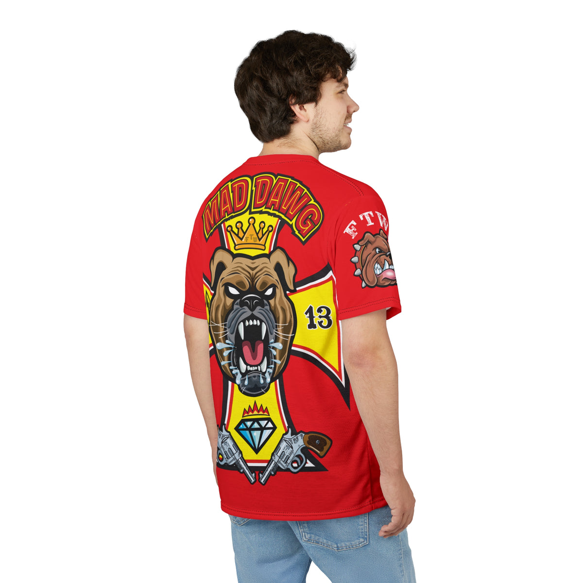 Mad Dawg Choppers & Bobbers Custom Motorcycle Super Tee