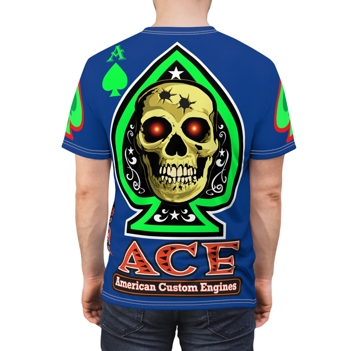 SRT American Custom Engines ACE - Special Double Tap  Ace of Spades High Visibility Graphics
