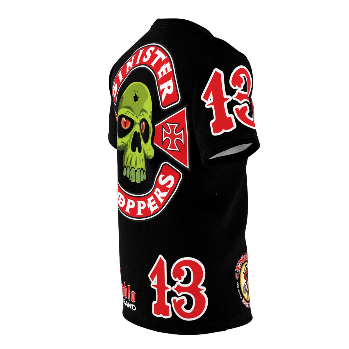SRT Sinister Choppers  Super Tee - Clean, Beautiful, Design - Outrageous Biker Gear