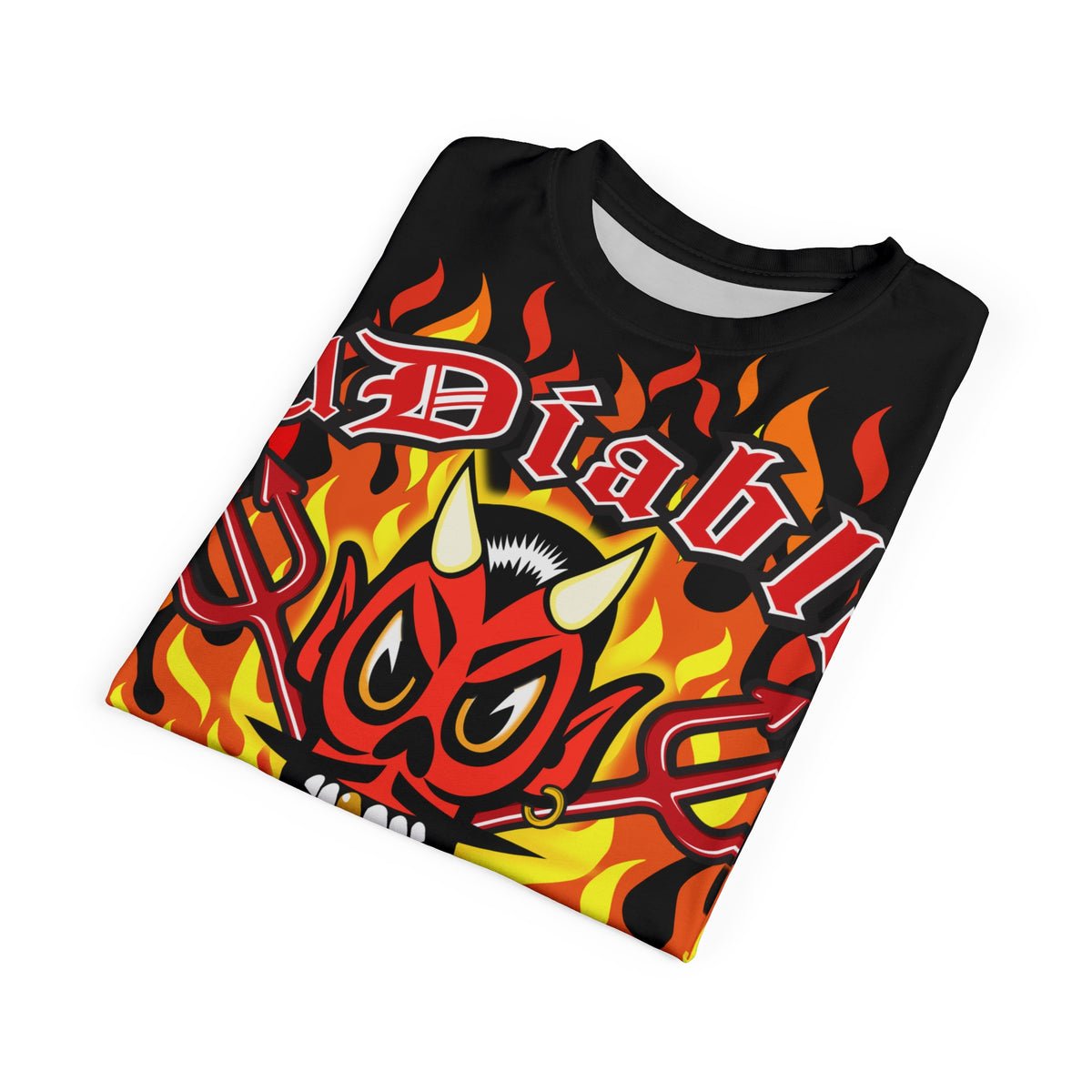 El Diablo Brand HiViz Company Super Tee, Xl Bright Graphics, Ultimate Fit & Comfort Riding Tee