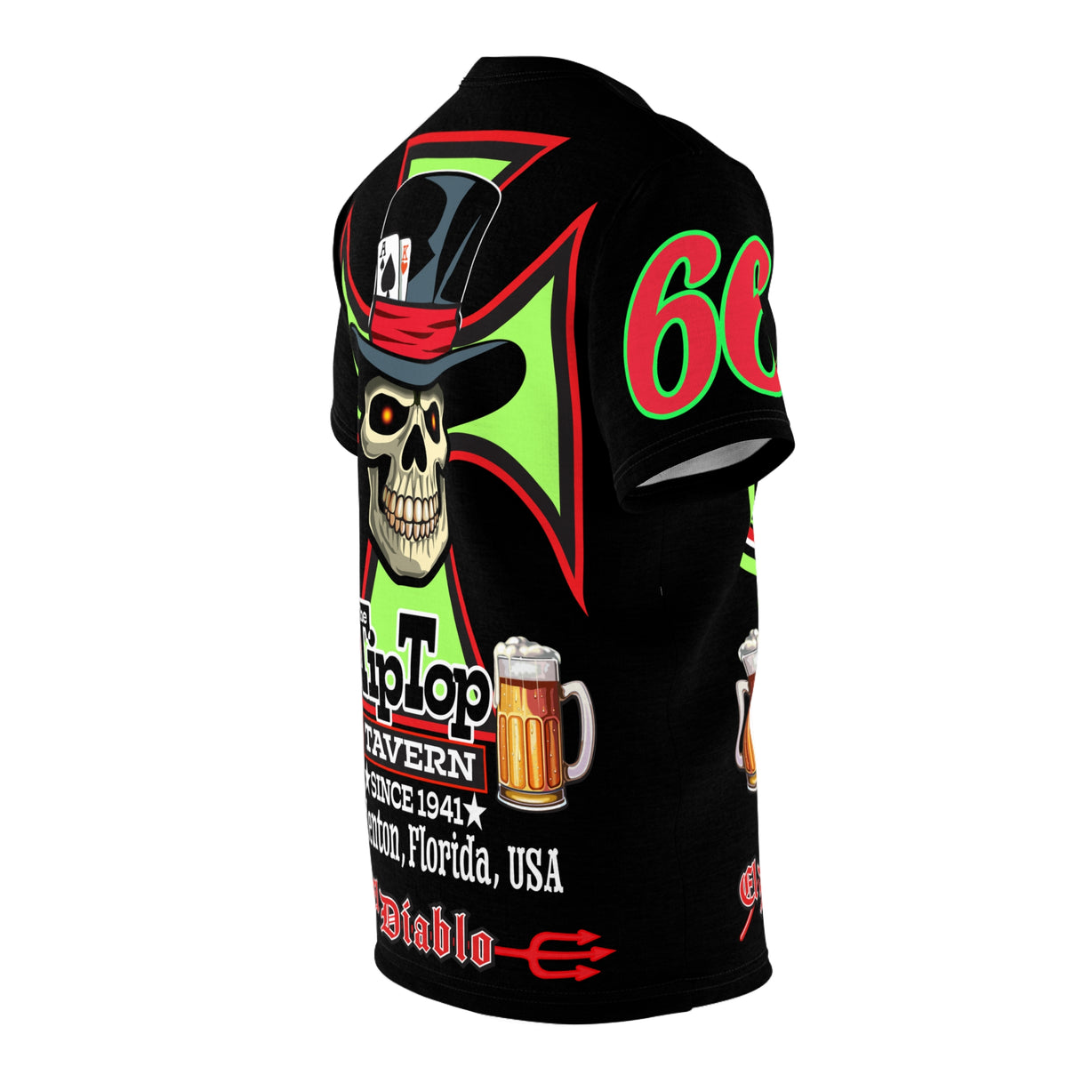 Tip Top Tavern Dive Bar Super Tee (*Limited Edition) - America's Best Dive Bar, Bikes Beers Babes & Bros. - Honouring Biker Bar Tee